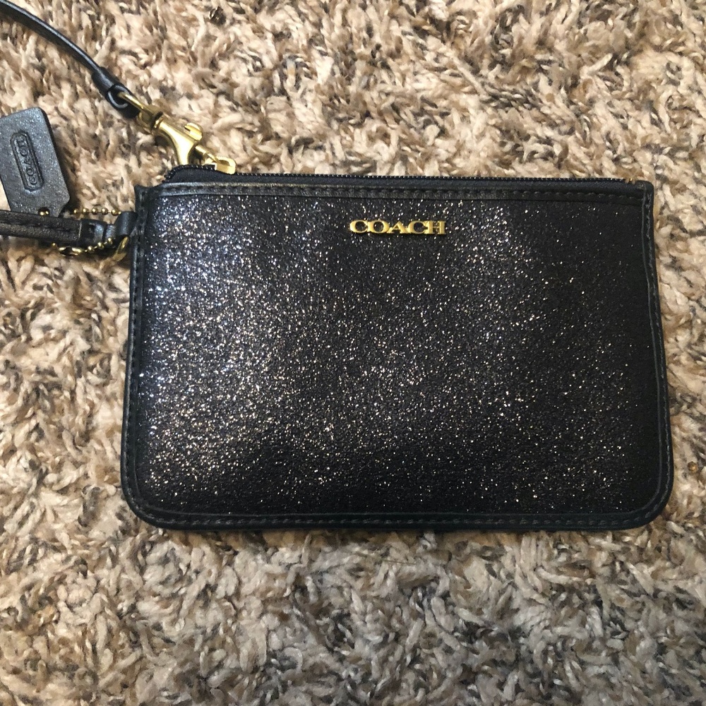 Sparkle Coach Wristlet